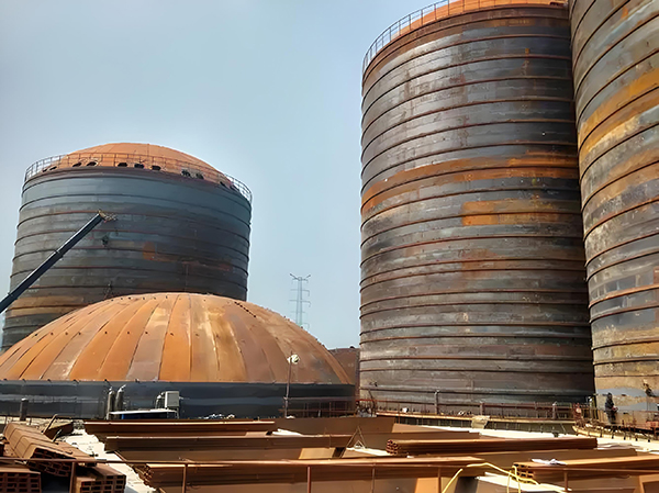 亭湖焦粉钢板仓